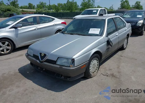 1991 Alfa Romeo 164 L from USA, damaged, VIN ZAREA43L4M6183217